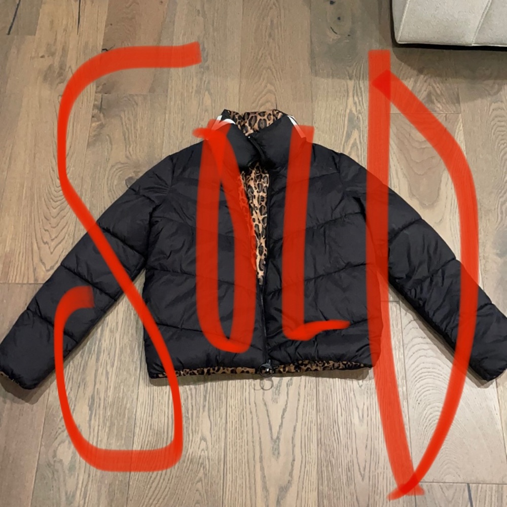 DKNY reversible puffer jacket.